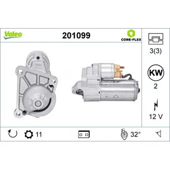 Démarreur VALEO 201099
