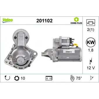 Démarreur VALEO 201102