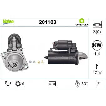 Démarreur VALEO 201103