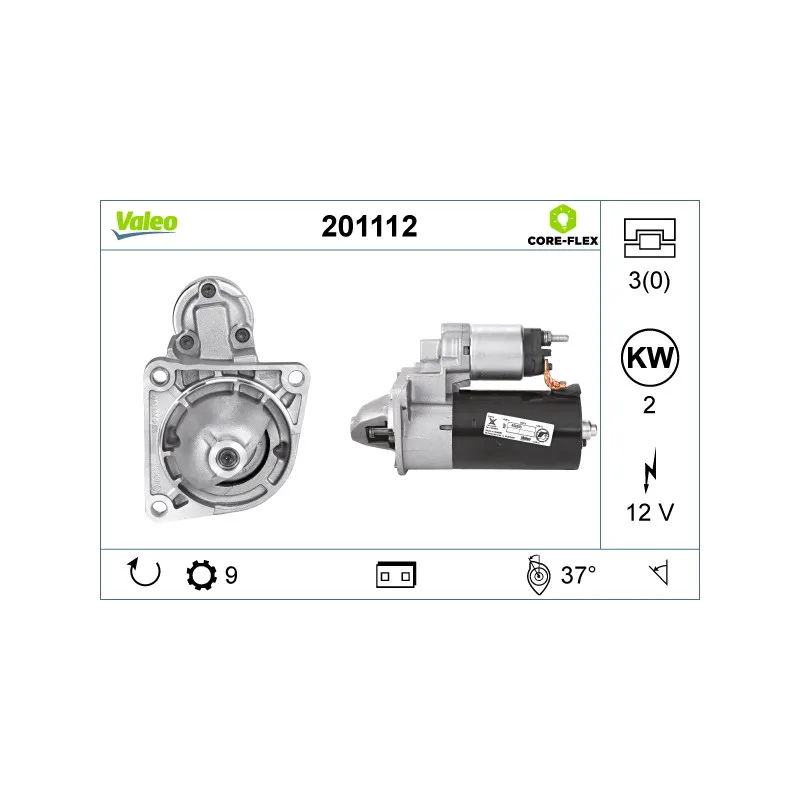 Démarreur VALEO 201112