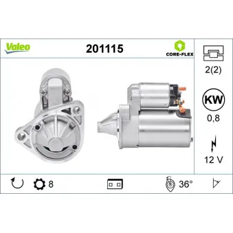 Démarreur VALEO 201115