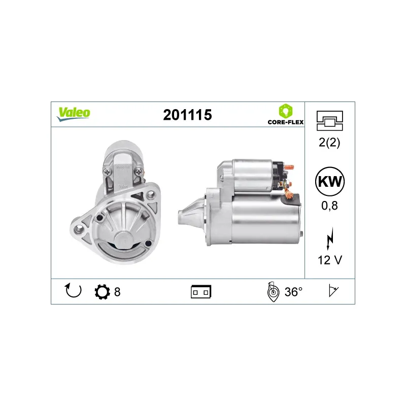 Démarreur VALEO 201115