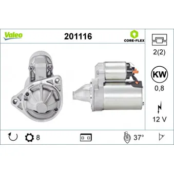 Démarreur VALEO 201116