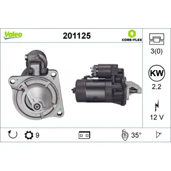 Démarreur VALEO 201125