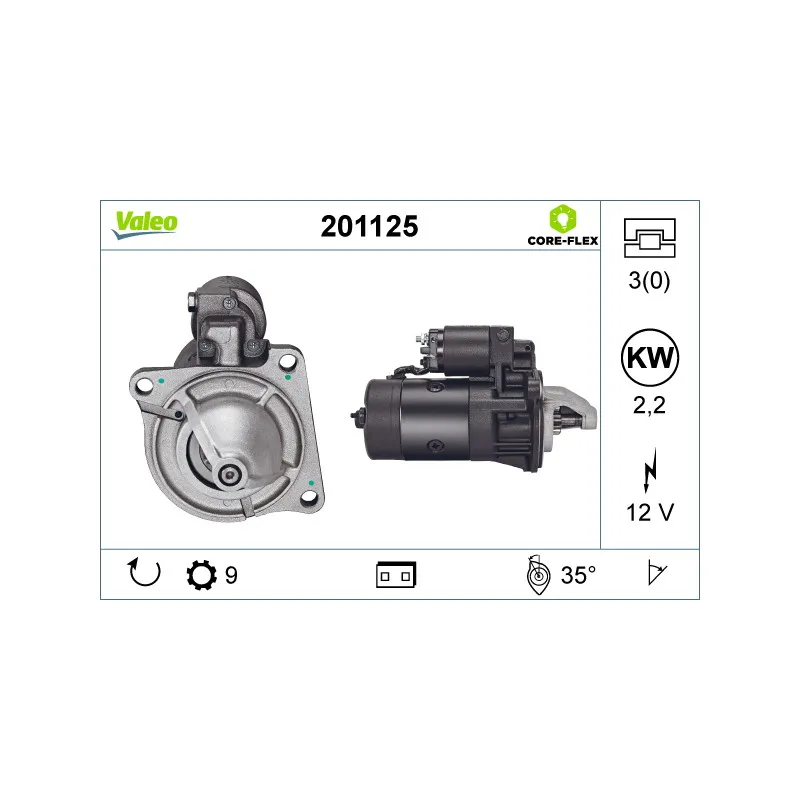 Démarreur VALEO 201125