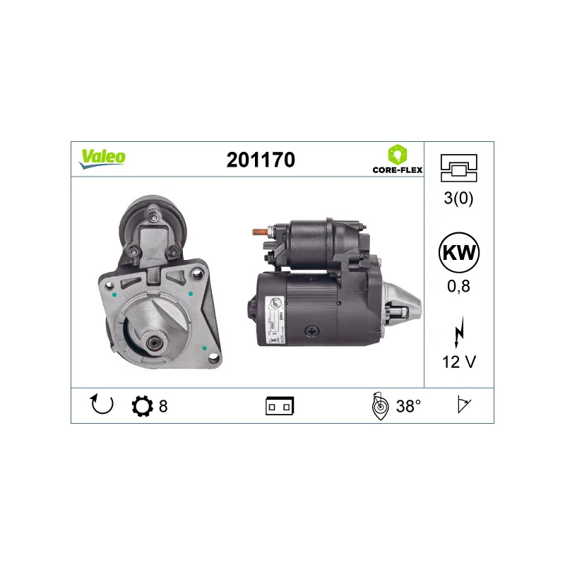 Démarreur VALEO 201170