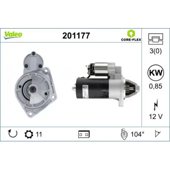 Démarreur VALEO 201177