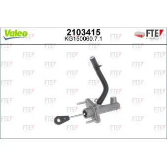 Cylindre émetteur, embrayage VALEO 2103415