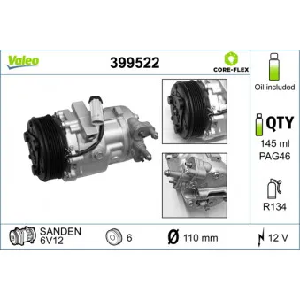 Compresseur, climatisation VALEO