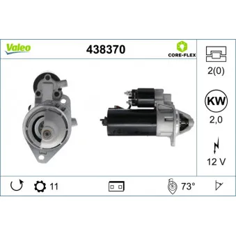 Démarreur VALEO 438370