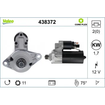 Démarreur VALEO 438372