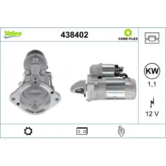 Démarreur VALEO 438402