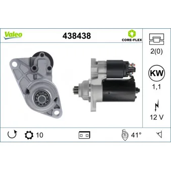 Démarreur VALEO 438438