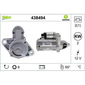 Démarreur VALEO 438494