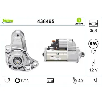 Démarreur VALEO 438495