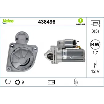 Démarreur VALEO 438496