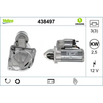 Démarreur VALEO 438497