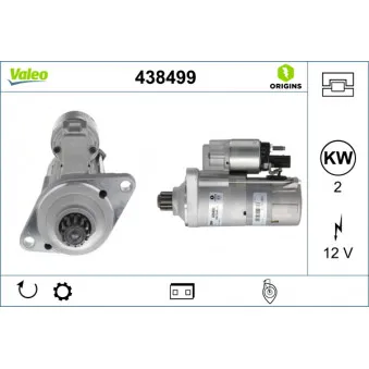 Démarreur VALEO 438499