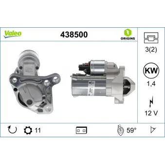 Démarreur VALEO 438500