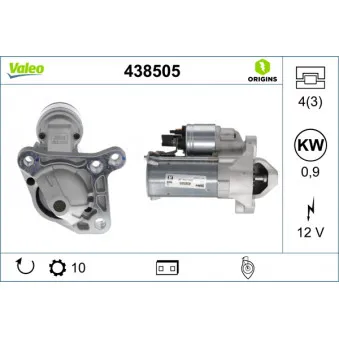 Démarreur VALEO 438505