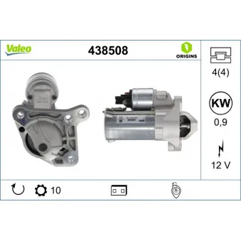 Démarreur VALEO 438508