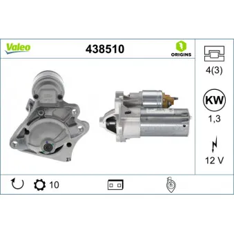 Démarreur VALEO 438510