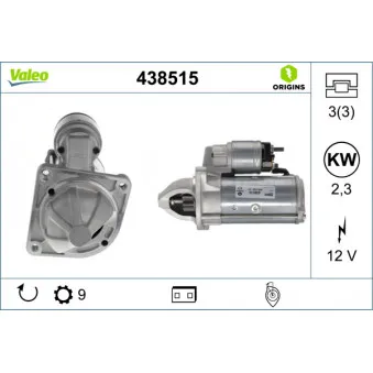 Démarreur VALEO 438515