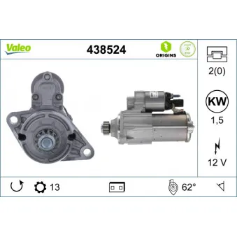Démarreur VALEO 438524