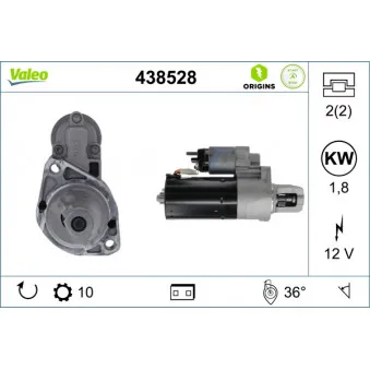 Démarreur VALEO 438528