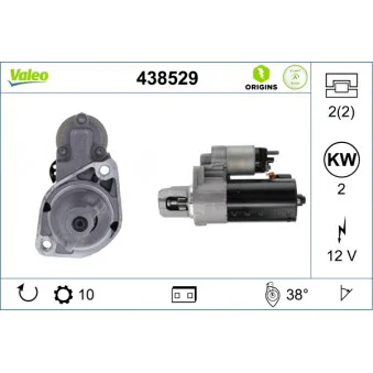 Démarreur VALEO 438529