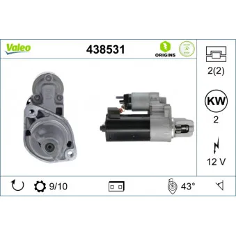 Démarreur VALEO 438531