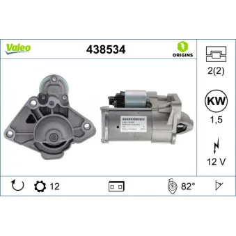 Démarreur VALEO 438534