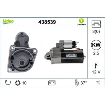 Démarreur VALEO 438539