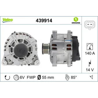 Alternateur VALEO 439914