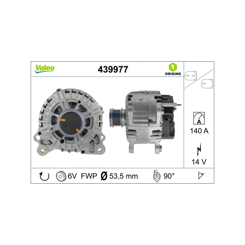 Alternateur VALEO 439977