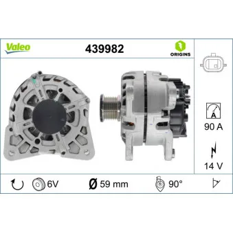 Alternateur VALEO 439982