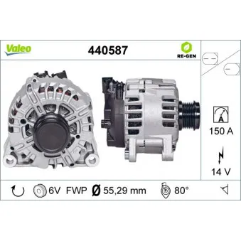 Alternateur VALEO 440587