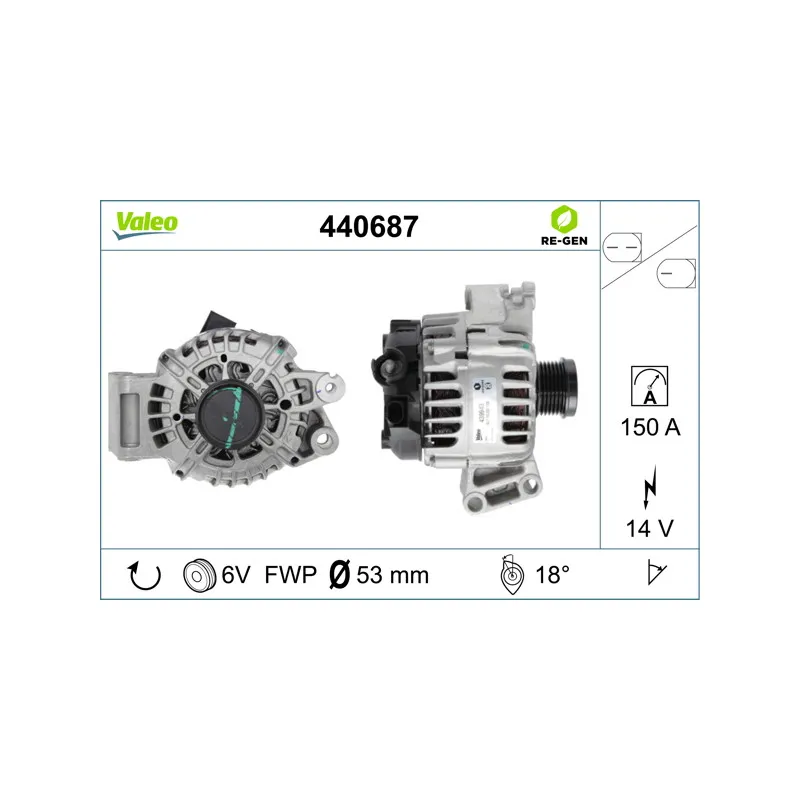 Alternateur VALEO 440687