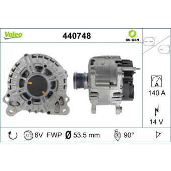 Alternateur VALEO 440748