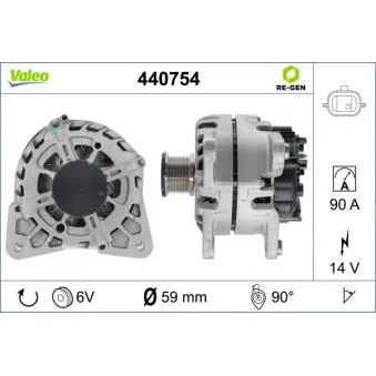 Alternateur VALEO 440754