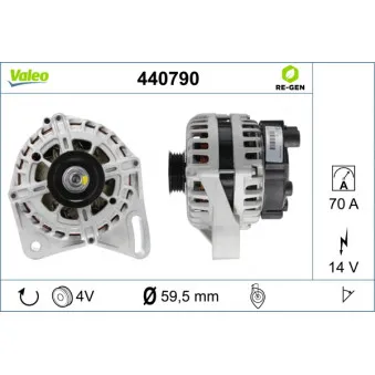 Alternateur VALEO 440790