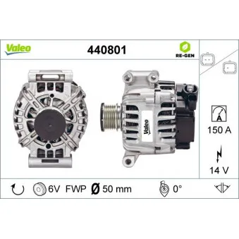 Alternateur VALEO 440801