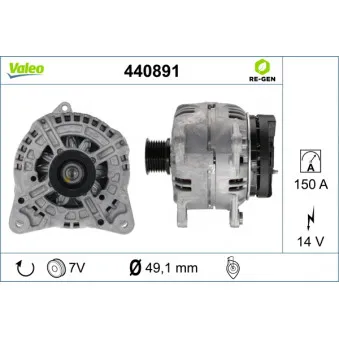 Alternateur VALEO 440891