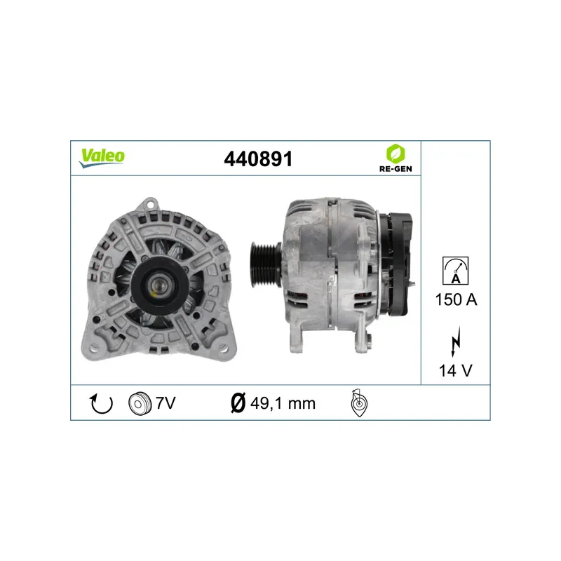 Alternateur VALEO 440891
