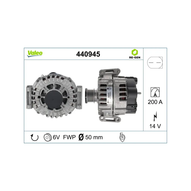 Alternateur VALEO 440945