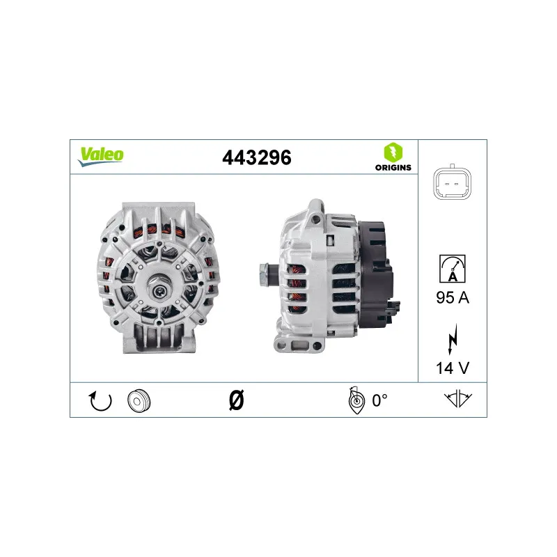Alternateur VALEO 443296