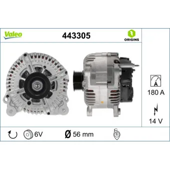 Alternateur VALEO 443305
