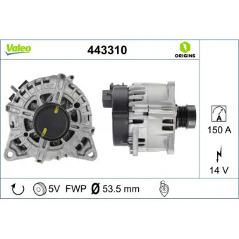 Alternateur VALEO 443310