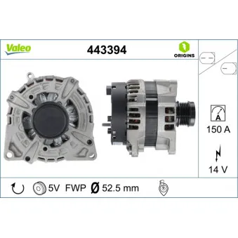Alternateur VALEO 443394