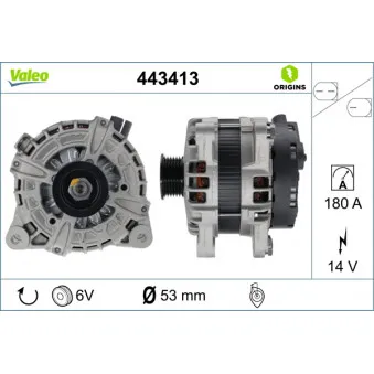 Alternateur VALEO 443413